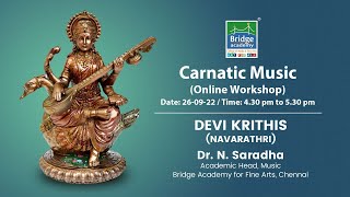 Devi Krithis(Navarathri) By Dr.Saradha
