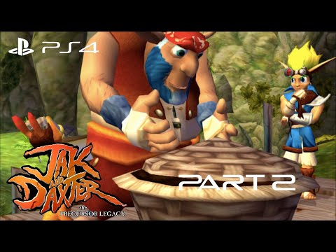 Japanese Dub Jak & Daxter: The Precursor Legacy Walkthrough Gameplay Part 2 - A Fisherman's Request