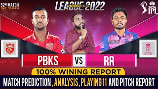 PBKS vs RR IPL 2022 52nd Match Prediction- 07 May | Punjab vs Rajasthan Match Prediction #ipl2022