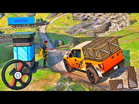 4x4 Jeep Cargo Transport - Offroad Jeep Driving & Parking - New Android Gameplay
