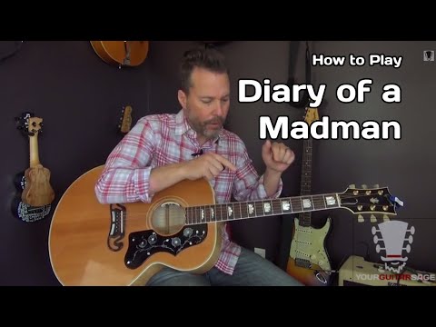 Diary of a Madman - Ozzy Osbourne - Guitar Lesson