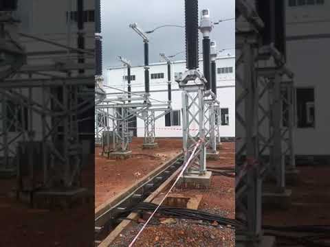 Sierra Leone Bumbuna Electricity Sub Station getting close to finishing.