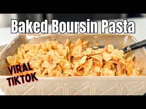 Baked Boursin Pasta | Viral TikTok recipe
