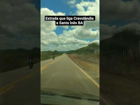 Estrada que liga Cravolândia a Santa Inês BA