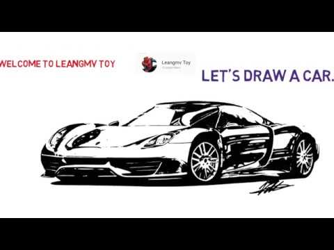 Drawing a car lamborghini for kid, And Many  Picture Coloring Pages