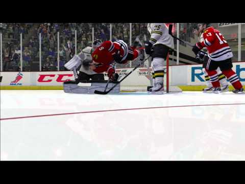 WEBER WITH A HEROIC EFFORT PAYS THE PRICE ON DATSYUK GOAL - NHL 13 HUT MAY PLAYOFFS