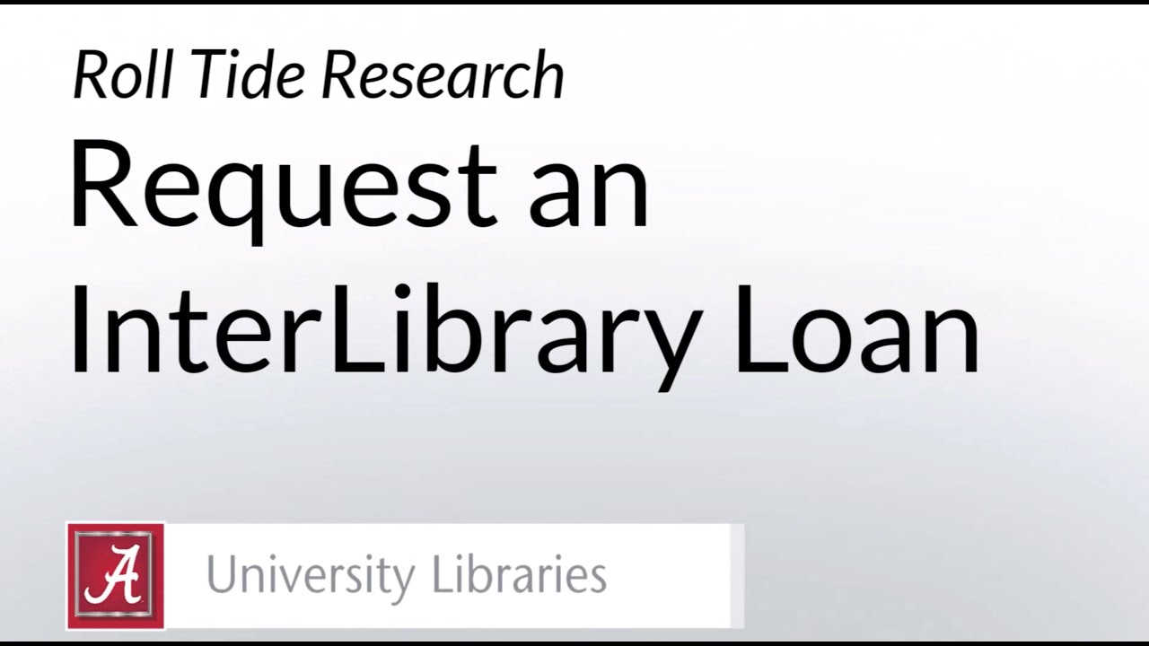 How to Request an InterLibrary Loan from Scout