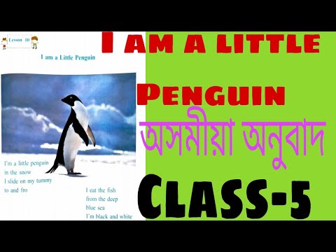 I am a Little Penguin ।। Class-5(English) ।। অসমীয়া অনুবাদ