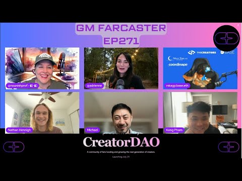 Poker, Pinball, and CreatorDAO bridging web2 to web3: GM Farcaster ep271 Monday, July 28, 2025
