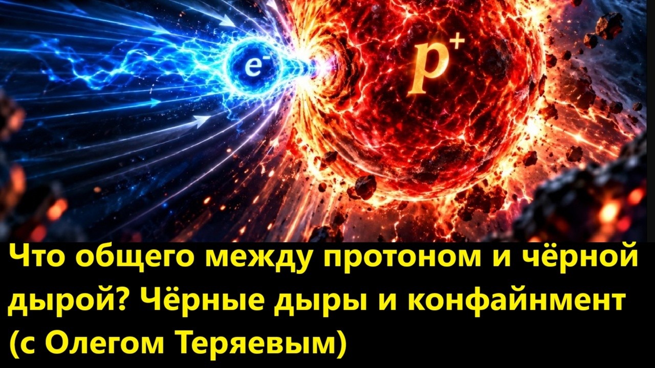 Что общего между протоном и чёрной дырой? Чёрные дыры и конфайнмент