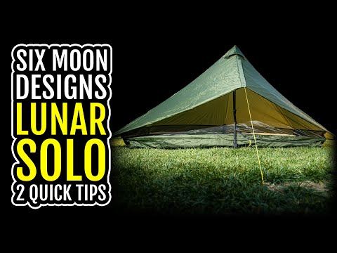 Lunar Solo 2 Quick Tips | Six Moon Designs | Tuba Solo the Hiker | 2021