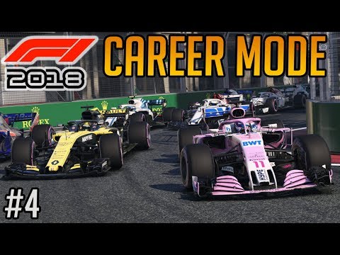 F1 2018 Career Mode Round #4 Baku - ALL ABOARD THE SUPER GT TRAIN