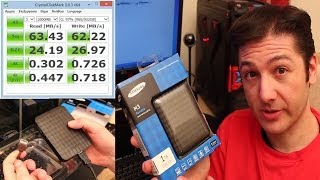 Video thumbnail for Samsung M3 1TB Portable USB 3.0 Hard Drive: Unboxing & Speed Test by Tolis Gear