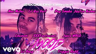 Download lagu Mood Remix - Mac Miller, Lil Uzi Vert, Pop Smoke Eminem,XXXTENTACION,Juice WRLD,Lil Peep,TrippieRedd mp3