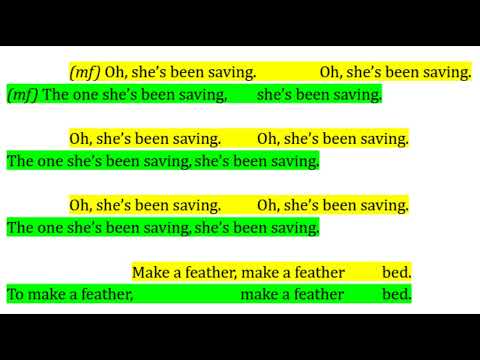 Go Tell Aunt Rhody Lyric Video