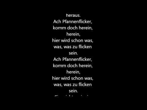 Haaner Kerb-Lieder - Der Pfannenflicker