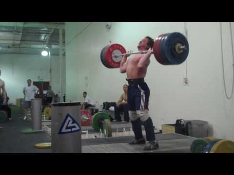 Donny Shankle Cleans 212.5kg, Just missess Jerk at California Strength Olympic Weightlifting