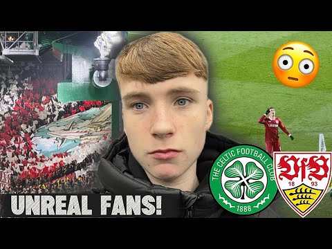 😱Great AWAY FANS as Stuttgart DESTROY Celtic IN FIRST LEG!