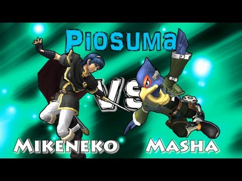 Piosuma 4: Mikeneko (Marth) vs Masha (Falco) *Japan*