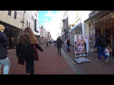 Apeldoorn Hoofdstraat van Zuid naar Noord Februari 2017