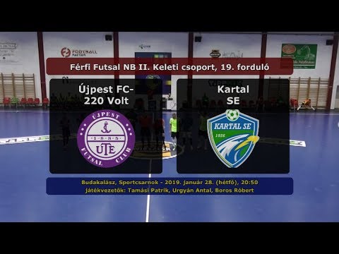NBII: Újpest FC-220 Volt - Kartal SE 7-3 (2019.01.28, gólösszefoglaló)