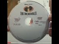 Opening And Closing To The Incredibles Disney DVD Australia 2011