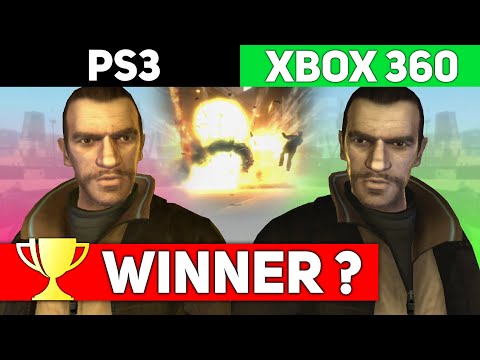 Grand Theft Auto IV (GTA IV) - PS3 vs XBOX360 Differences/Comparison (Visuals, Sound, Framerate)