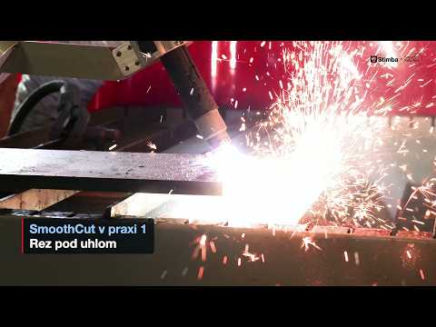 SmoothCut v praxi 1: rez pod uhlom (úkos) – plazmové rezanie s robotom UR