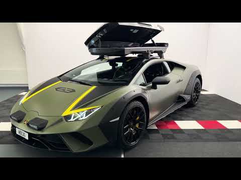 LAMBORGHINI Huracan Sterrato LP610-4 "Verde Turbine, 1 / 1499" CH Fahrzeug-video-32