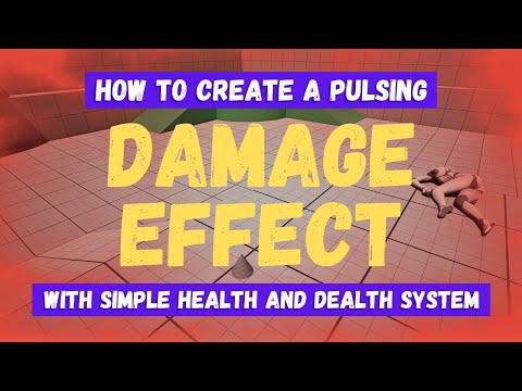 How To Create A Dynamic On-Screen Damage Effect - Unreal Engine 5 Tutorial