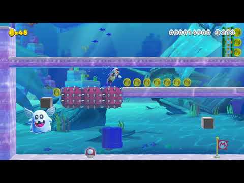 swim pt3 by JJ :V 🍄 Super Mario Maker 2 ✹Switch✹ #awg