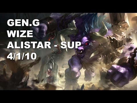 Gen.G Wize Sup Alistar vs Senna - KR Challenger Rank Game