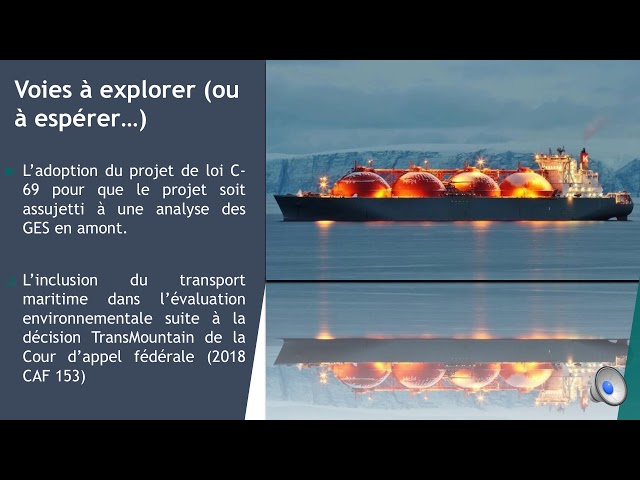 GNL Québec Inc.: Réflexions sur les enjeux juridiques