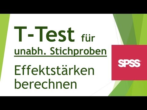 Determine effect size for t-test (SPSS) for independent samples - Analyze data in SPSS(57)