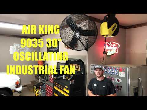 Best Garage / Shop Fan!!! Air King 9035 Industrial 30” Oscillating Fan