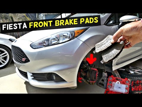 FORD FIESTA FRONT BRAKE PADS REPLACEMENT MK7 ST