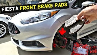 FORD FIESTA FRONT BRAKE PADS REPLACEMENT MK7 ST