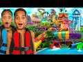 SURPRISING DJ KYRIE WITH WORLD S BEST WATER PARK THEY WENT CRAZY