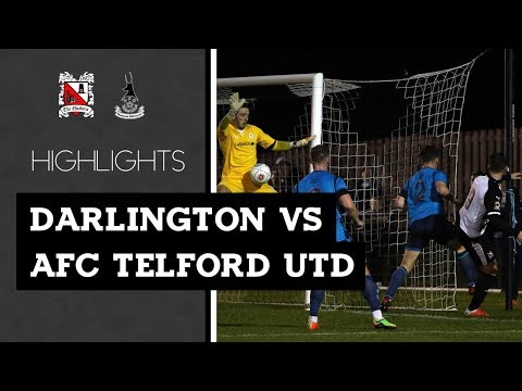 Darlington 0-2 AFC Telford United - FA Trophy - 2018/19