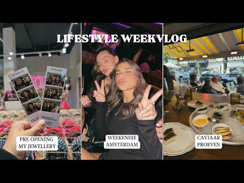 Pre-Opening My Jewellery ✨ | Weekend Amsterdam + Reisvoorbereidingen 🛍️💕