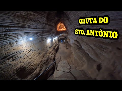 SERTÃO DA BAHIA GRUTA DO SANTO ANTÔNIO POR DENTRO EM TAQUARANDI MIRANGABA BA.
