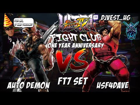 USF4 Fight Club 1st Year Anniversary - Auto Demon VS USF4Dave FT7 Set
