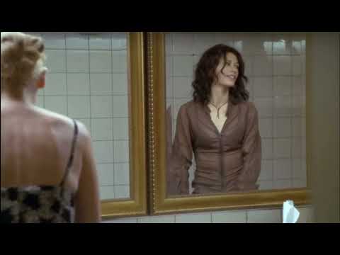 Jenny Follows Marina Into The Bathroom - L Word Scene