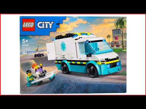 LEGO City 60451 Emergency Ambulance Speed Build
