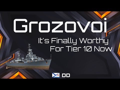 World of Warships Blitz USSR Tier 10 Grozovoi - Go Past Tier 9 Finally