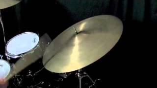 Video thumbnail for Vintage Zildjian 20'' A Medium Ride by The Drum Shop - Portland, Maine