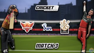 *2nd Highest Innings Total* - SRH vs RCB - Match 3 - IPL 2020 Gaming Series - Cricket 19 Highlights