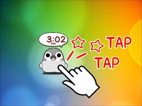 Pesoguin Clock Widget -Penguin Video