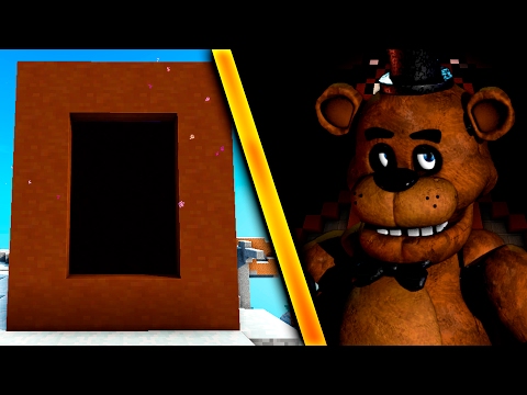 Minecraft Como hacer un portal a la dimension de FIVE NIGHTS AT FREDDY´S | PORTAL DE FREDDY