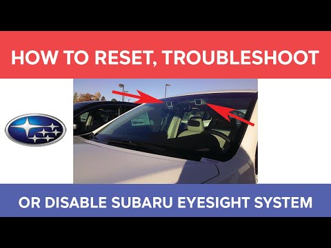 Subaru Forester Eyesight Disabled